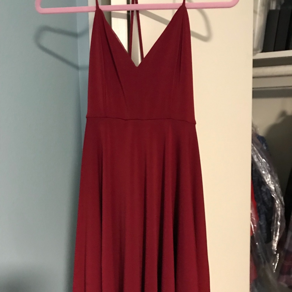 Red dress